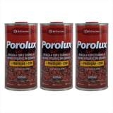 Porolux Bellinzoni Proteção Cor Granito Incolor Preto Kit 3