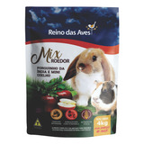 Porquinho Da India E Mini Coelho Mix 4kg Reino Das Aves