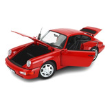 Porsche 911 964 Carrera 2 1990 Red Norev 1 18