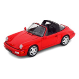 Porsche 911 964 Carrera 4 Targa Red Norev 1 18
