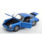 Porsche 911 S Coupé Azul 1973 Miniatura Schuco 1 18