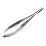 Porta Agulha Castroviejo Inox 14 Cm Pontas Retas Sm