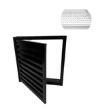 Porta Alçapão 60x60 Ventilado Preto