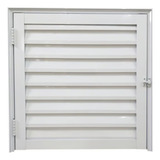 Porta Alçapão Abrigo 60x60 Alumínio Branco Linha 25