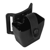 Porta Algema Tampa Estreita Polímero Passador D Cinto Bélica Cor Preto
