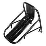 Porta Bagagens De Rack Frontal De Bicicleta Acessórios De Mountain Bike Em Liga De Alumínio Para Ciclismo Suporte De Cesta De Bicicleta Removível Para Passeios Diários 