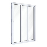Porta Balcão 03 Folhas Suprema Branco 1 80x2 10 C Fechadura