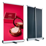 Porta Banner Roll Up 80 X 200cm Suporte Retrátil Com Bolsa