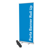 Porta Banner Roll Up 80x200 Com Bolsa Reutilizável Retrátil