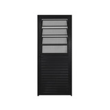 Porta Basculante Preta 80x2