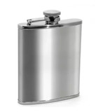 Porta Bebida Cantil Inox Bolso Whisky Vodka Rum 230ml