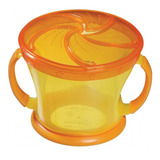 Porta Biscoitinhos Amarelo laranja   Munchkin