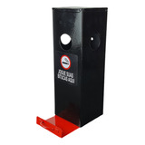 Porta Bitucas Parede Cigarro Coletor Metal Empresa Hoteis