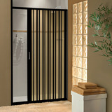 Porta Box Sanfonada Para Chuveiro Pvc 190x185cm Bcf  Hf