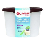 Porta Café E Filtro De Papel Com Divisória Coador Prático