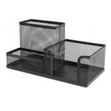 Porta Caneta Lápis Clips Aramado Com 3 Divisórias Moderno Já