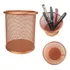 Porta Caneta  Lápis  Redondo  Metal  Rose Gold  Gv Office