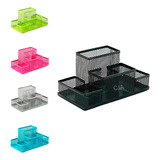 Porta Canetas Organizador De Mesa Escritório Lápis Aramado