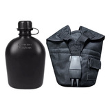 Porta Cantil Cantil 900ml Militar Sobrevivência Preto