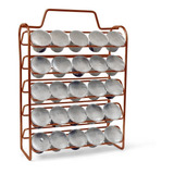 Porta Cápsulas Nespresso Capacidade 50 Capsulas De Café Cor Cobre