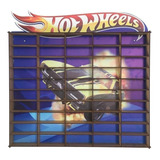 Porta Carrinhos Hotwheels Azul Estante Para 50 Carrinhos