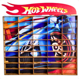 Porta Carrinhos Hotwheels Mdf Adesivado 50 Carrinhos
