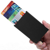 Porta Cartão De Crédito Carteira Metal