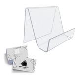 Porta Cartão De Visita Em Acrílico Cristal Transparente 2mm