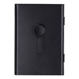 Porta Cartão De Visita Em Alumínio Modelo Push Luxuoso Pro
