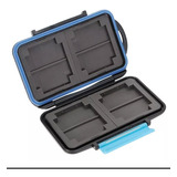 Porta Cartão Memória Rígido Jjc Mc 2 P 8 Sd 4 Cf Orig Nf