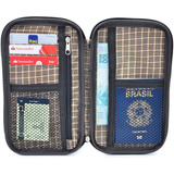 Porta Carteira Passaporte Organizador Documento Cartão