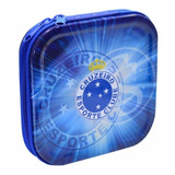Porta Cd De Metal Para 24 Cds Oficial Do Cruzeiro Licenciado