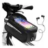 Porta Celular Bicicleta Impermeável Saída Fone De Ouvido Cor Cinza