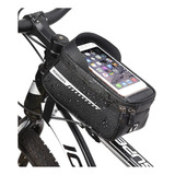 Porta Celular Bolsa Suporte Para Quadro Bike Bicicleta Preto