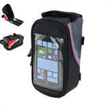 Porta Celular Para Bike Bicicleta Bag A Prova D agua Quadro Cor Preto