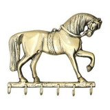 Porta Chaves Cavalo Parede Bronze Decoração