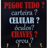 Porta Chaves De Parede Decorativo Mdf