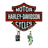 Porta Chaves Harley Davidson Vintage Retro Decoração Parede