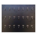 Porta Chaves Numerado 21