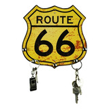 Porta Chaves Route 66 Vintage Retro Decoração Parede