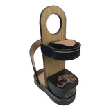 Porta Chimarrão Couro Reforçado 2 Lt Cavalo Crioulo Promoção
