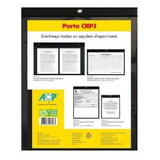 Porta Cnpj Vertical Acp 240mm X 315mm Pt Com 10 Un 