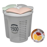 Porta Condimentos Cereal Grão Triplo Dispenser Hermético