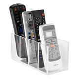 Porta Controle Remoto De Mesa Acrílico 4 Controles Acribom
