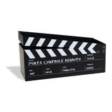 Porta Controles Remoto E Objetos Em Aço Cinema Claquete