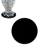 Porta Copo Bolacha MDF Preto 9 Cm 3 Mm Base P-Caneca Embalagem C- 10 Unidades