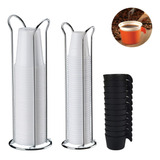 Porta Copos Descartável Café 50 80 200ml Suporte Organizador