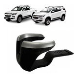 Porta Copos S10 Trailblazer 2017 2019 Preto Borda Prata