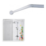 Porta Cortina Box Tubo Em L De 1metro X 92cm