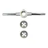 Porta Cossinete 1pol   Cossinete M8x1 25 E M6x1   1pol Al